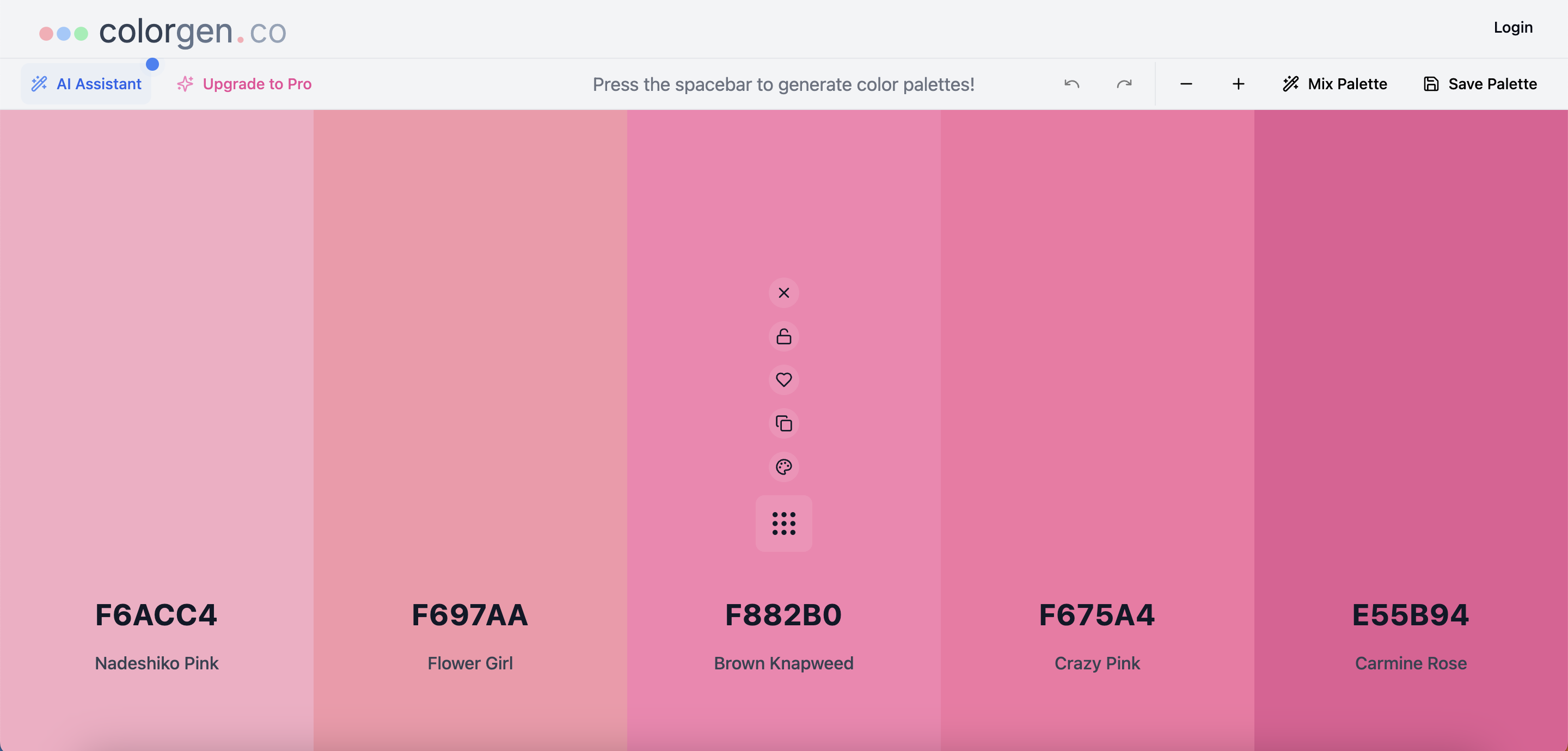 ColorGen.co gallery image