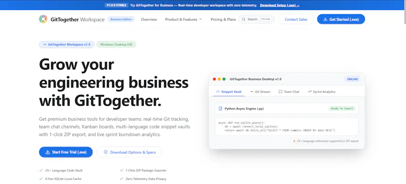 GitTogether Workspace screenshot 1
