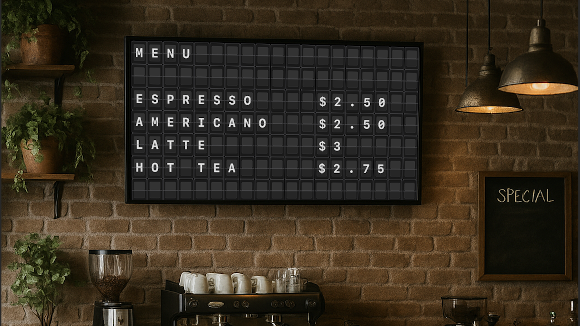 Split-Flap Message Board with themes gallery image