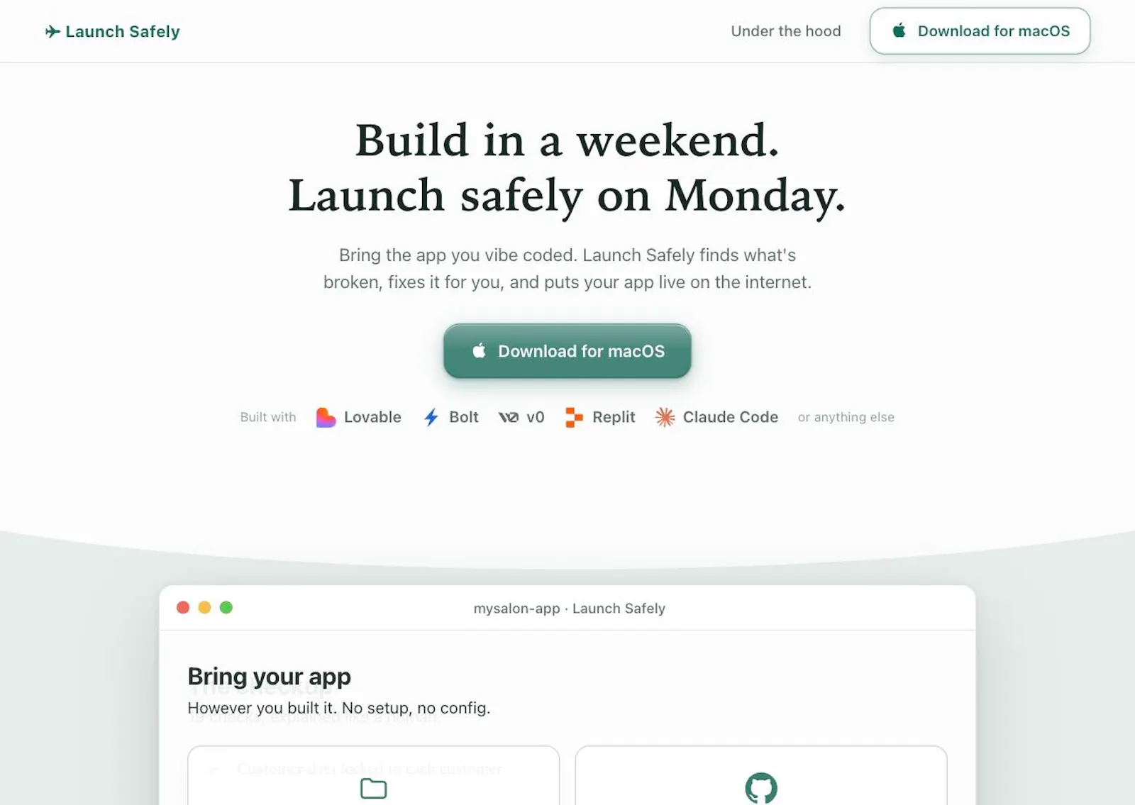 LaunchSafely.ai screenshot 1