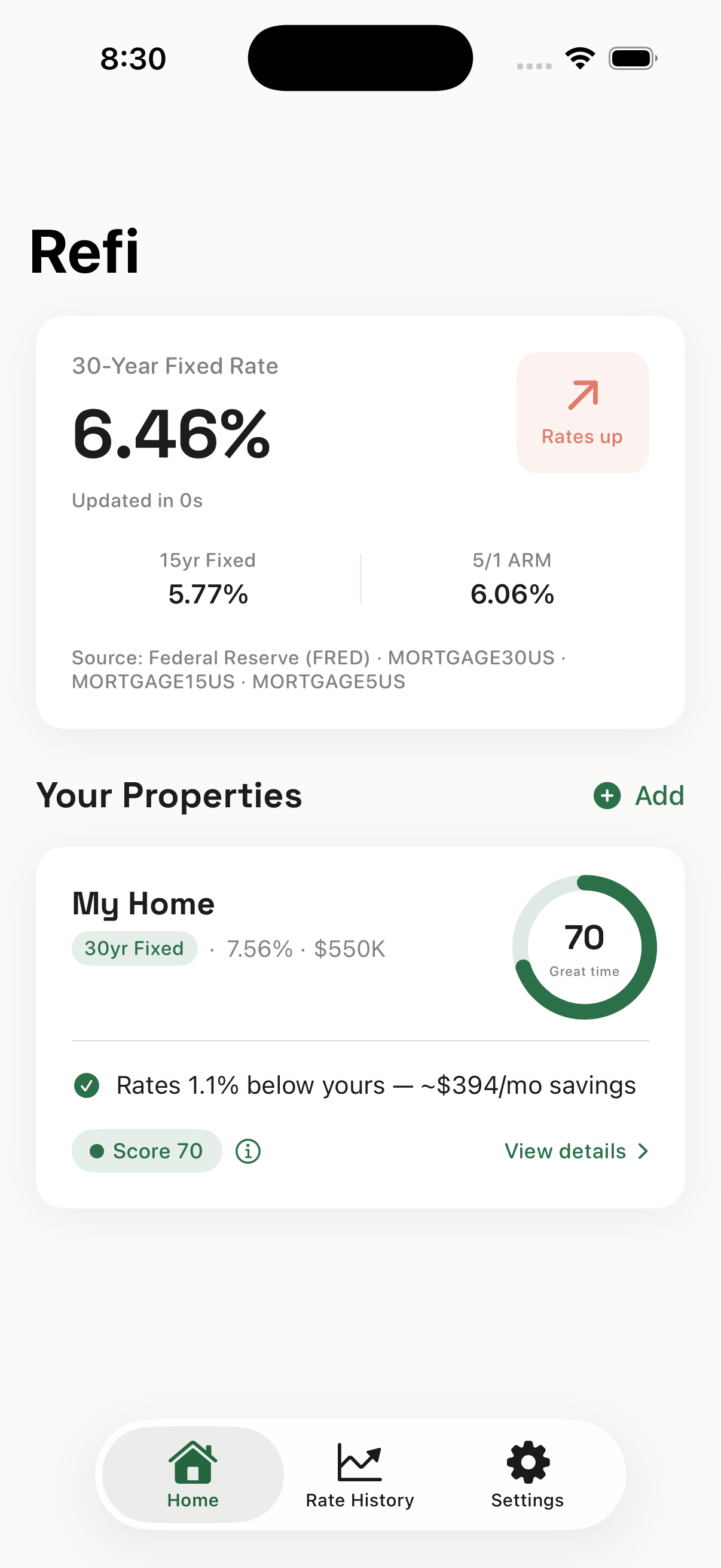 Refi Scout — Mortgage Refinance Alerts gallery image