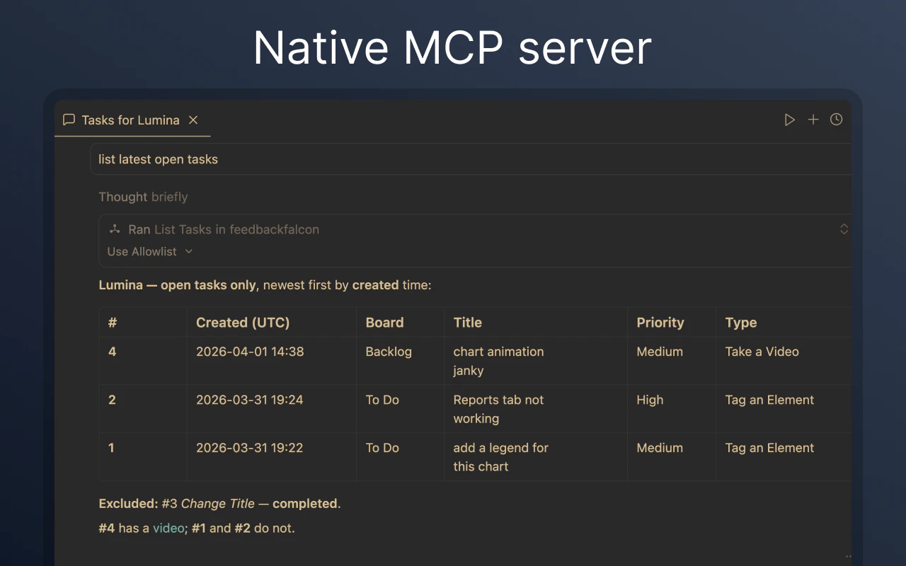 FeedbackFalcon screenshot 3