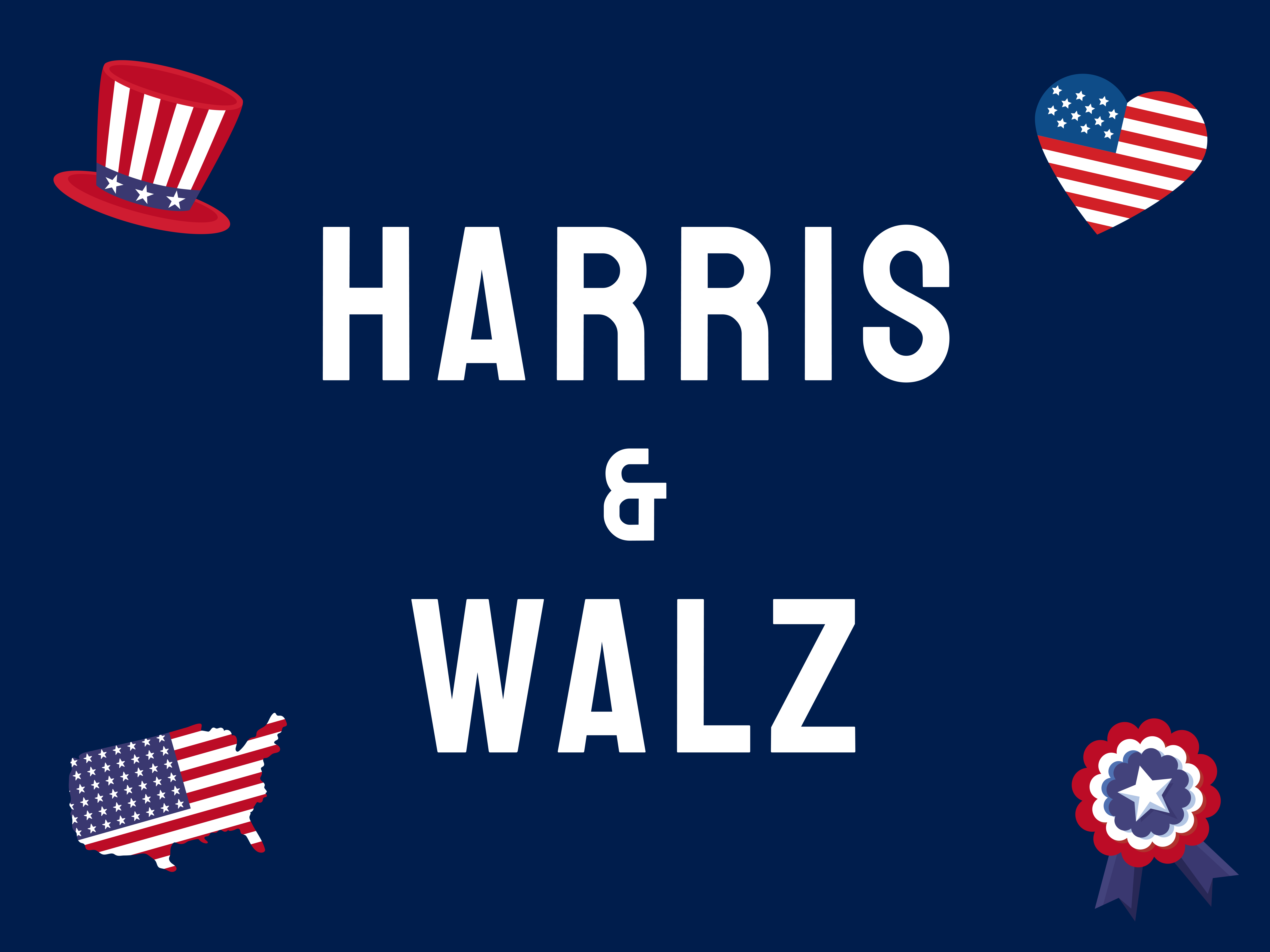 Harris Walz Yard Sig... logo