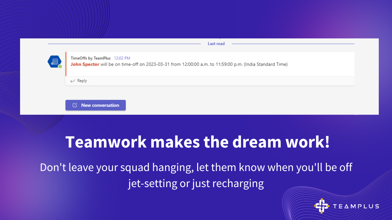 TeamPlus의 TimeOff media 3