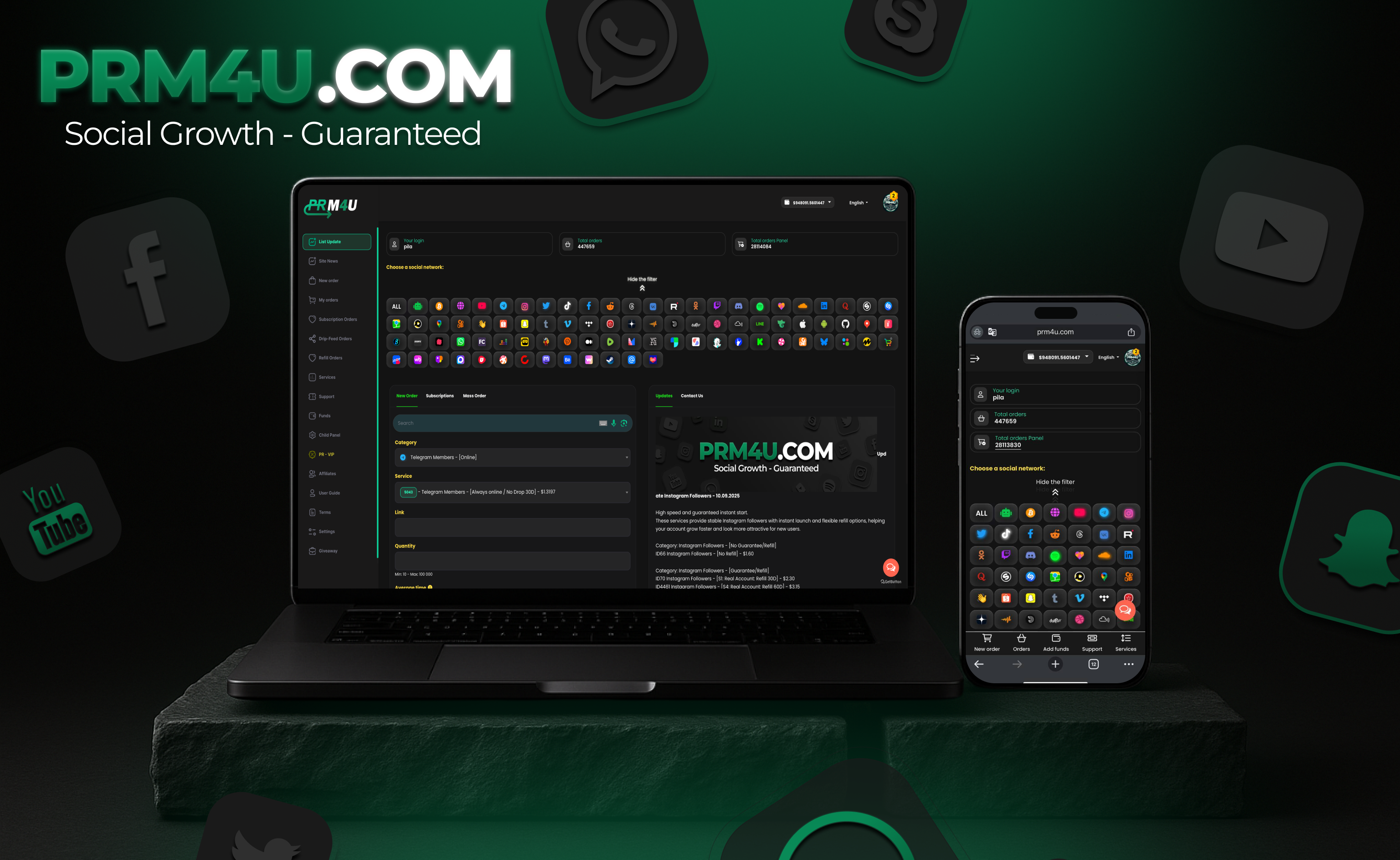 PRM4U SMM Panel gallery image