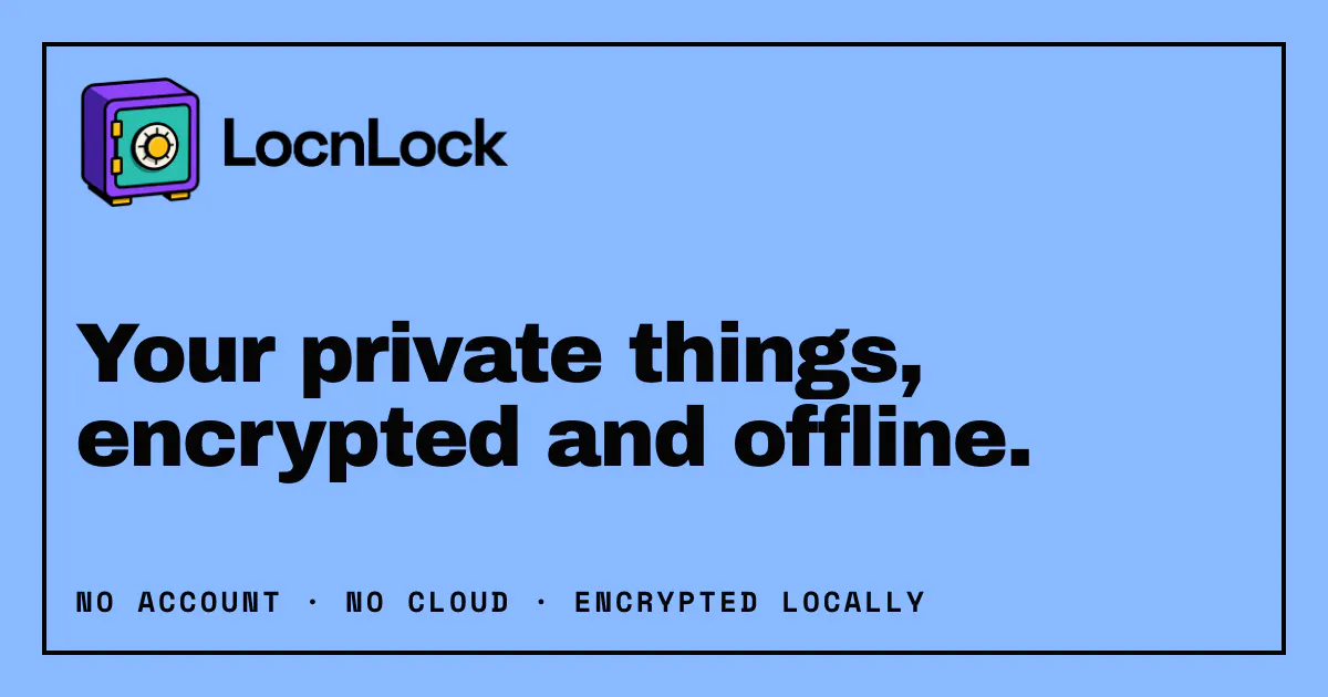 LocnLock — Offline Password Vault gallery image