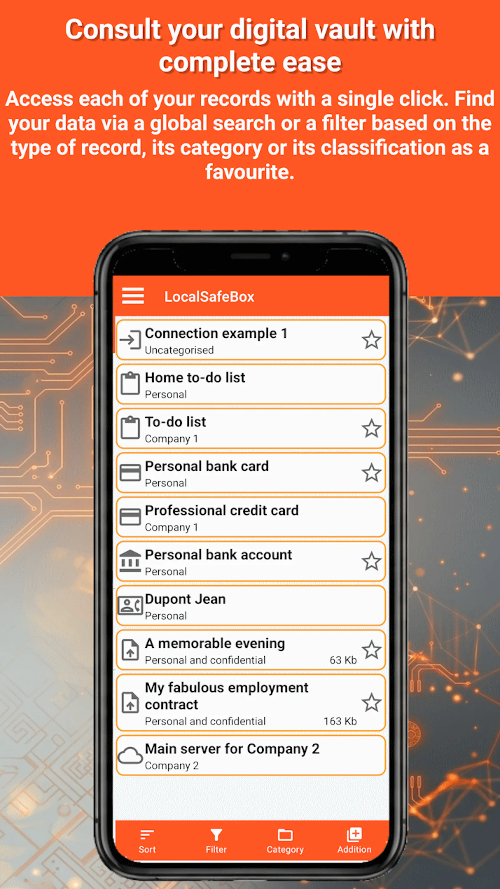 LocalSafeBox: Offline vault with Excel screenshot 4