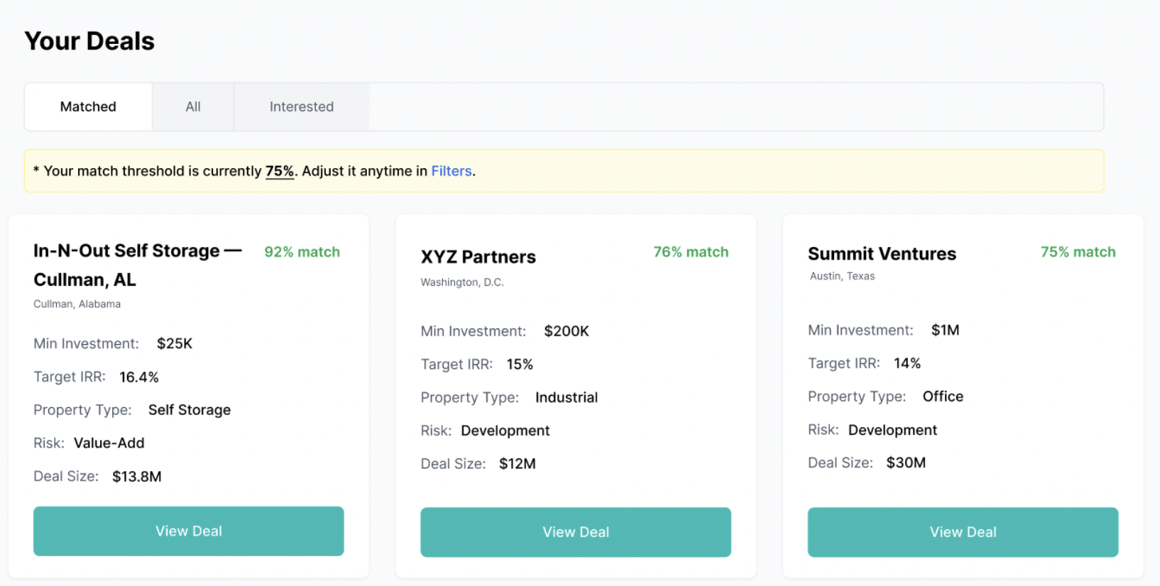 UInvest - Screenshot 5 showing product features and functionality