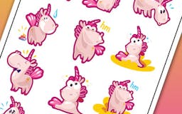 Unicorn Amazing Stickers media 3