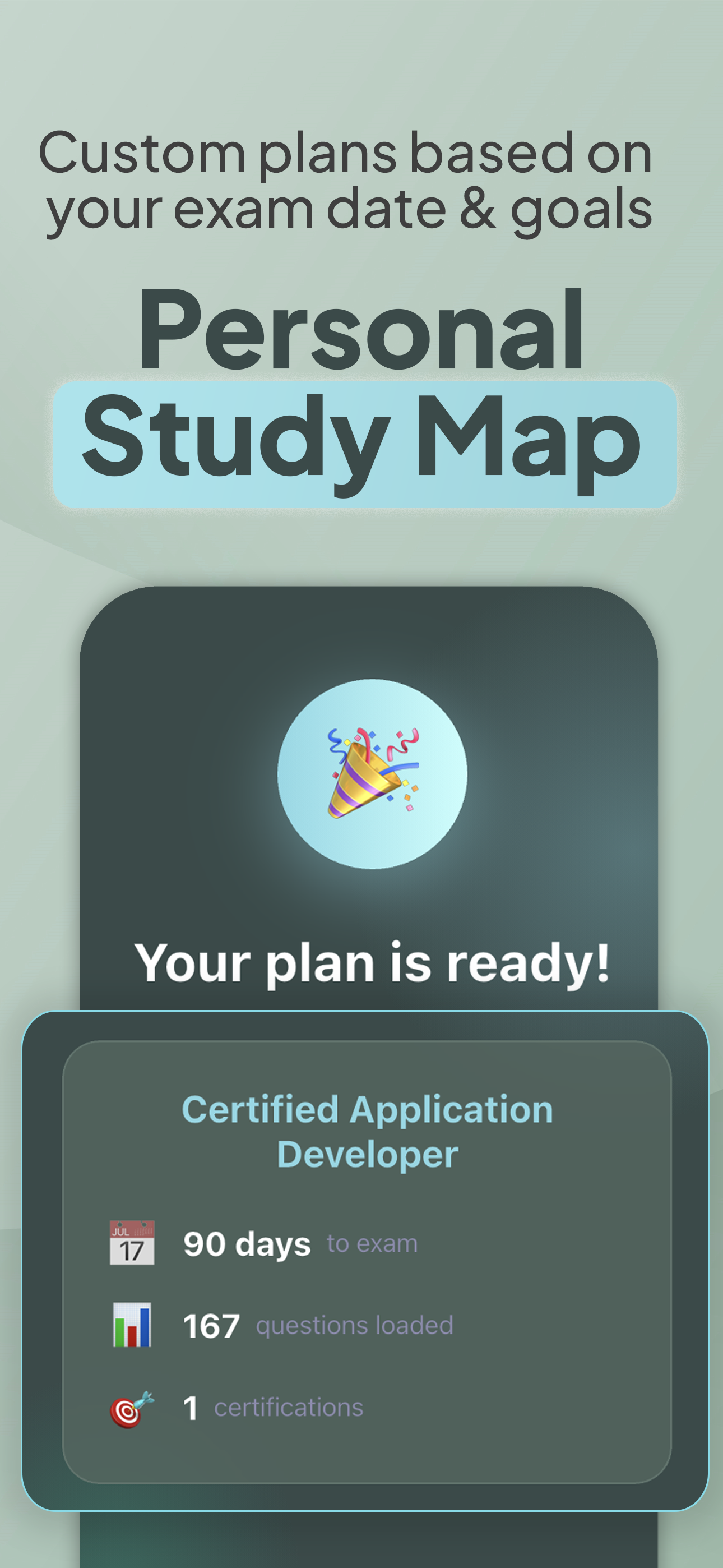 CertAPro - Main product screenshot demonstrating key features and user interface