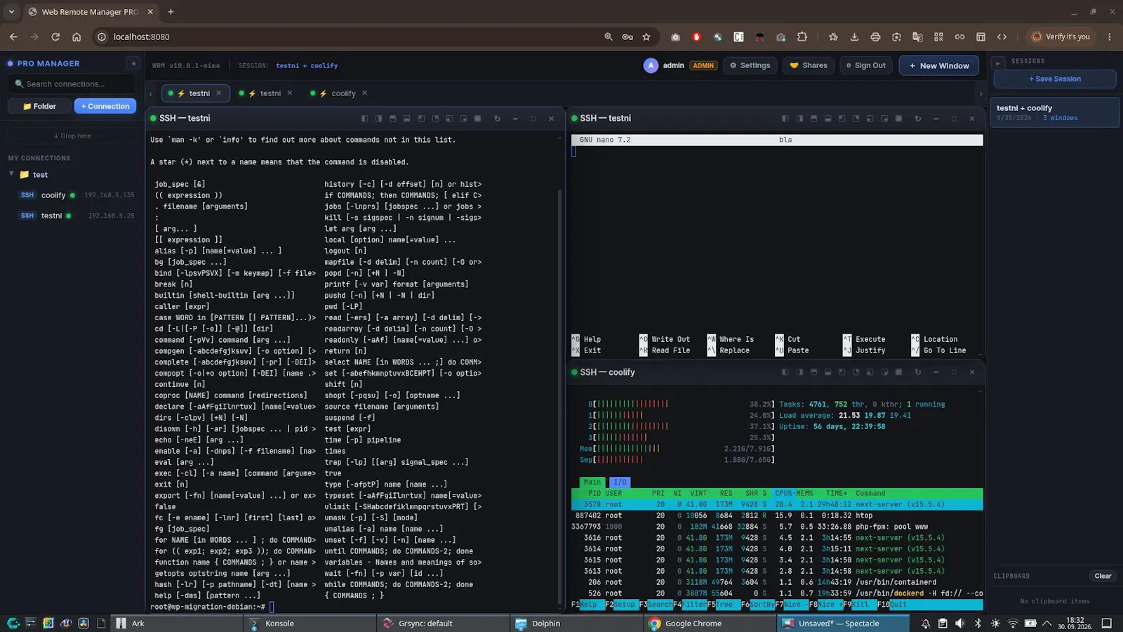 Web Remote Manager PRO (WRM) screenshot 3