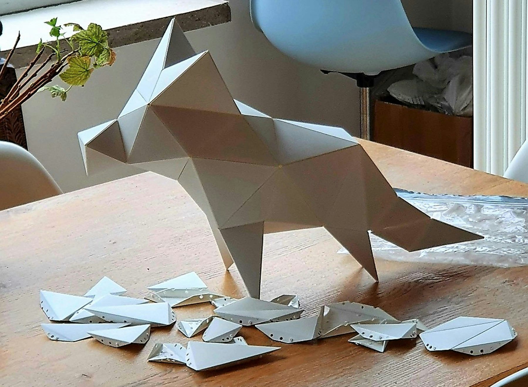 Carapace: prima puzzle 3D di origami fai -da -te media 19