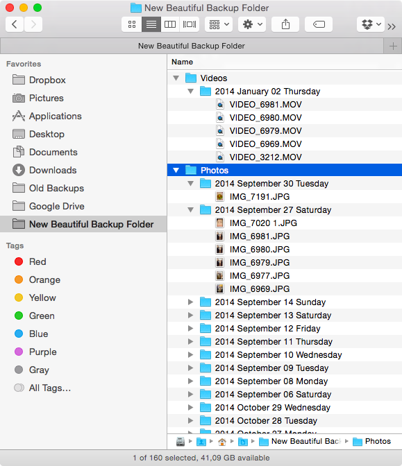 Beautiful Backup gallery image
