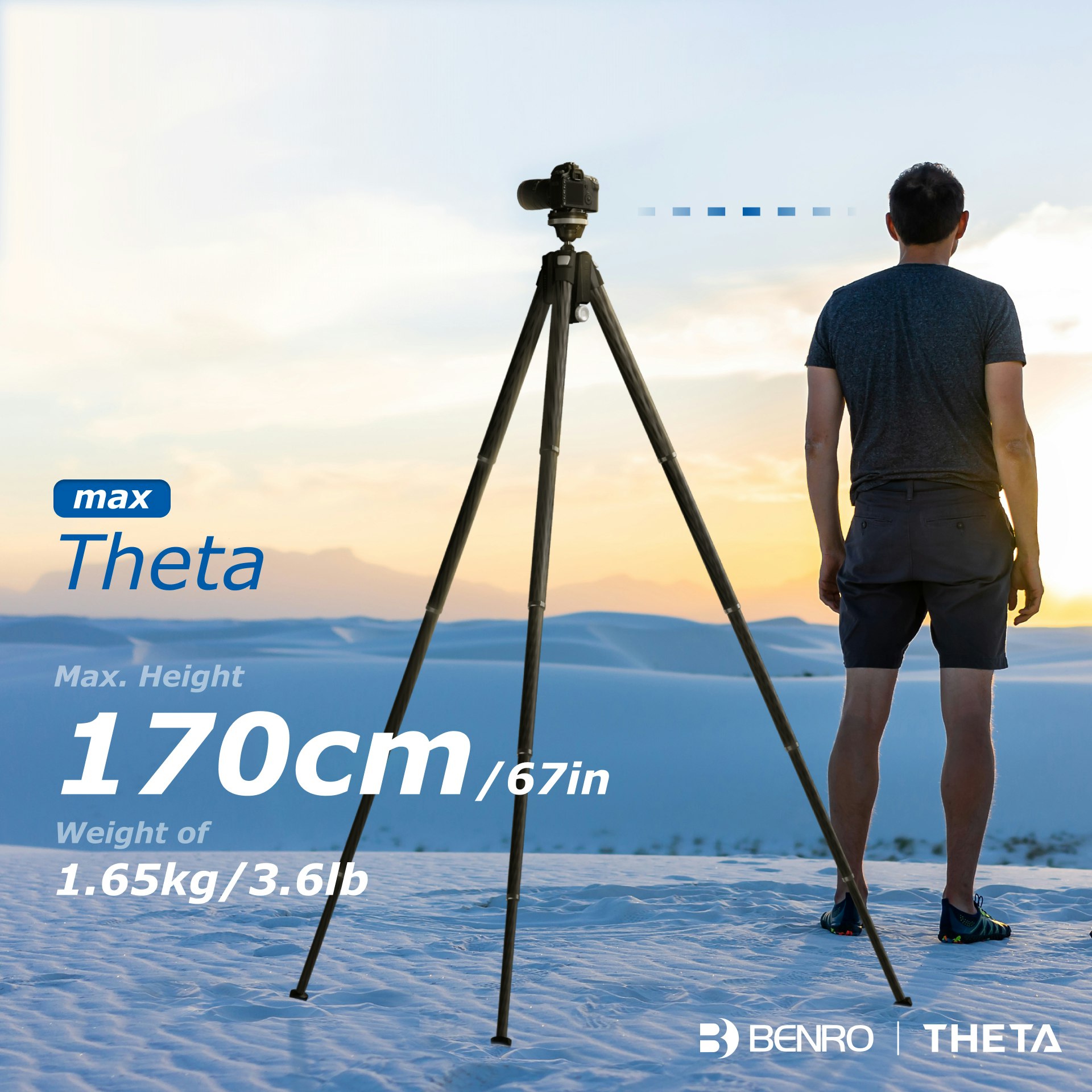 Média Benro Theta: trépied de voyage modulaire intelligent - Un trépied de voyage intelligent et modulaire avec un niveau automatique et plus 3