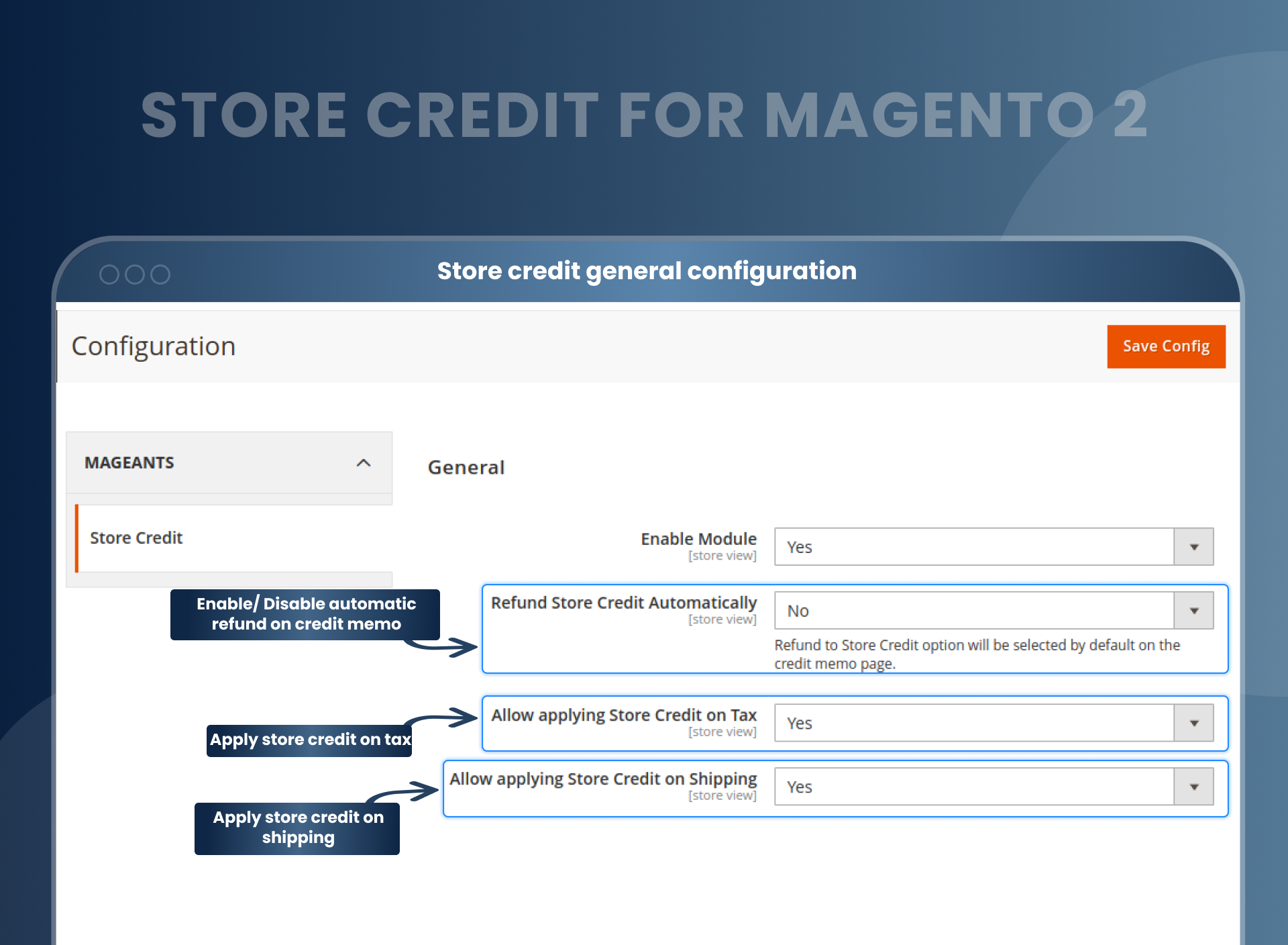 Media Tín dụng cửa hàng Magento 2 - Magento 2 Giới hạn tín dụng & yêu cầu hoàn lại 4