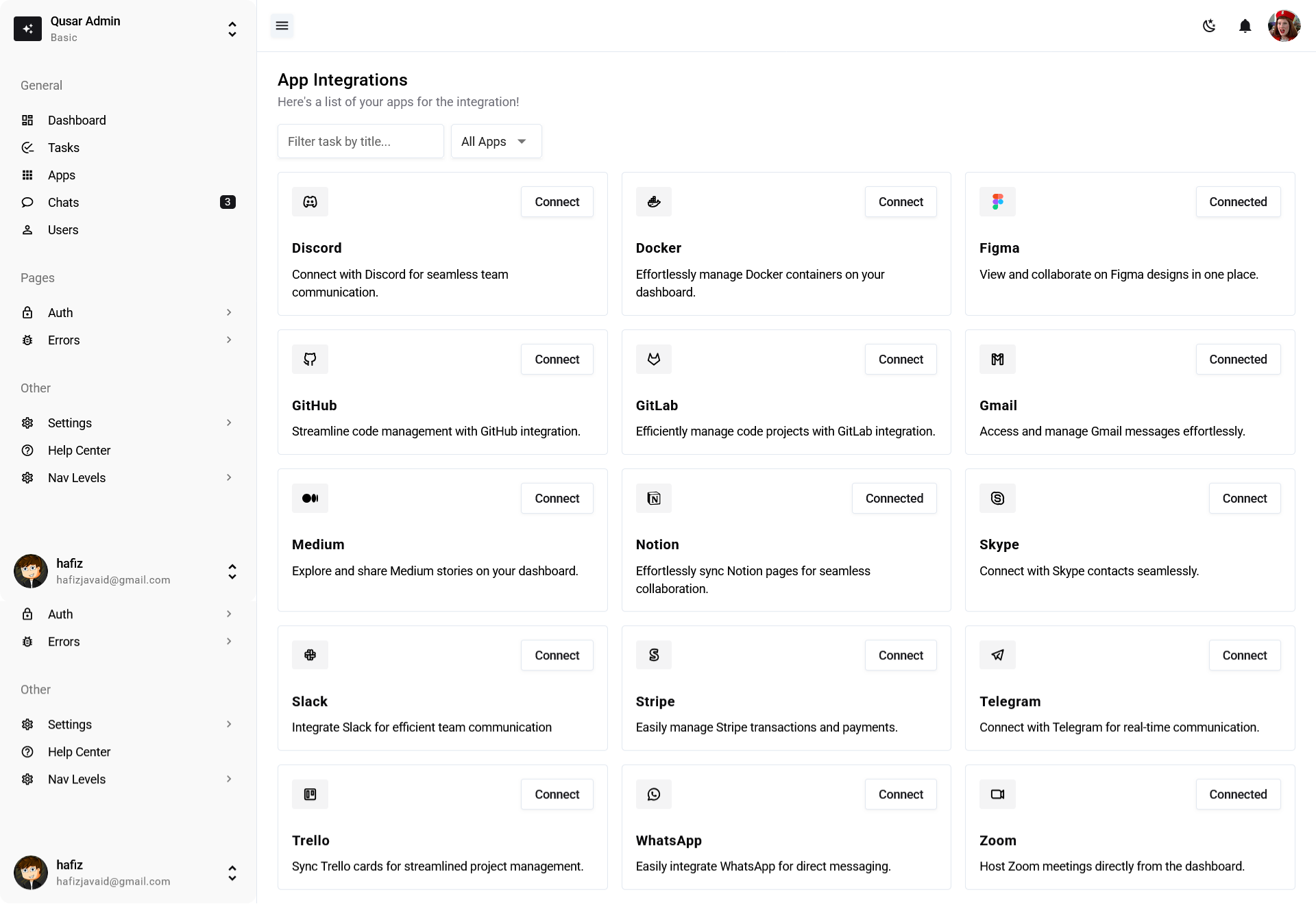 QuasarUI gallery image