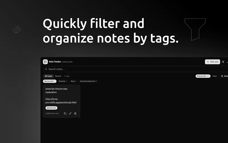 Note Tracker screenshot 4