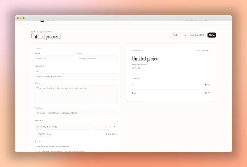 PropSign screenshot 2