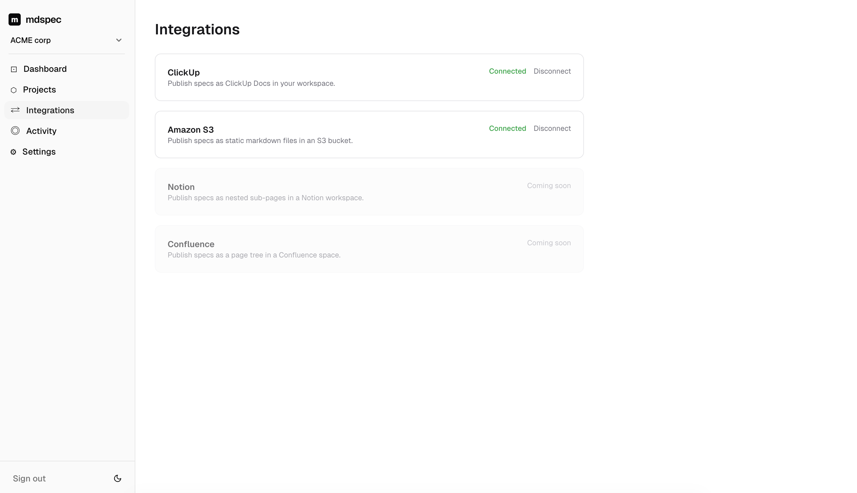 mdspec — auto sync your md files gallery image
