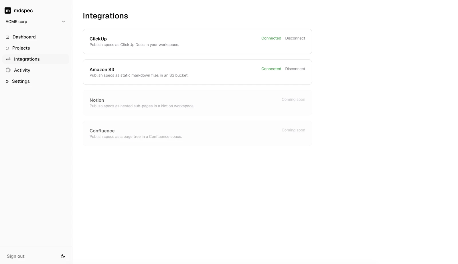 mdspec — auto sync your md files screenshot 4