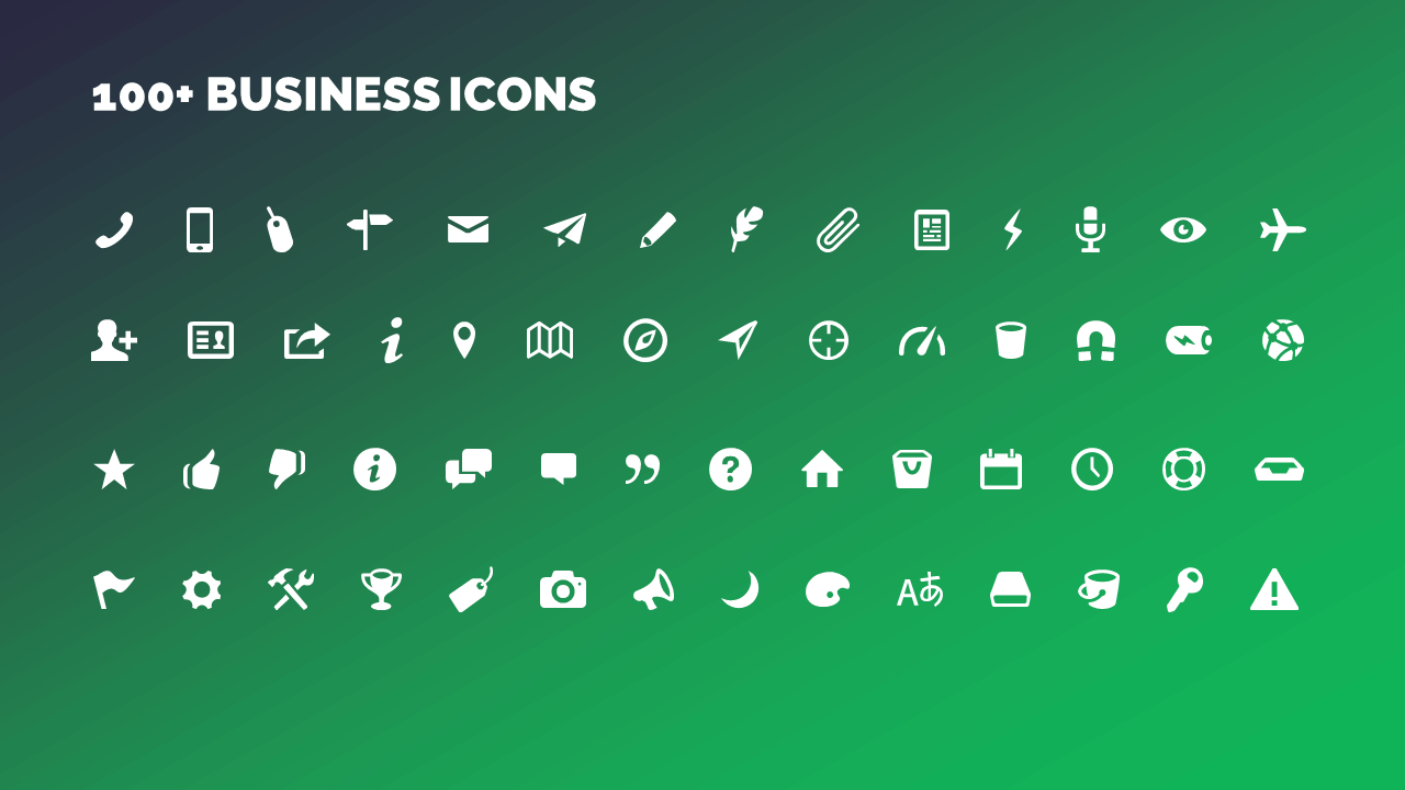 PowerPoint Icon Set (free) gallery image