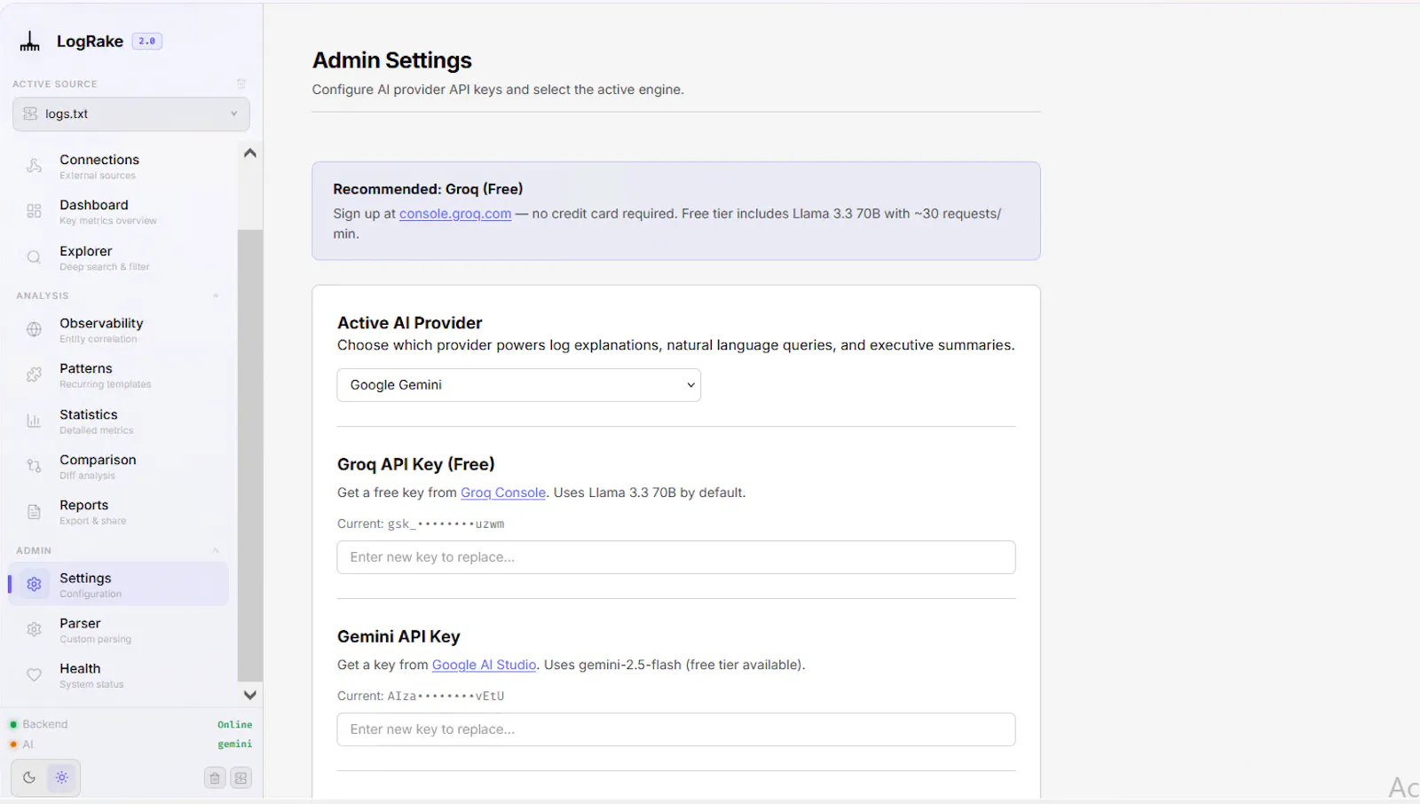 lograke screenshot 4