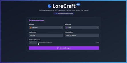 LoreCraft gallery image