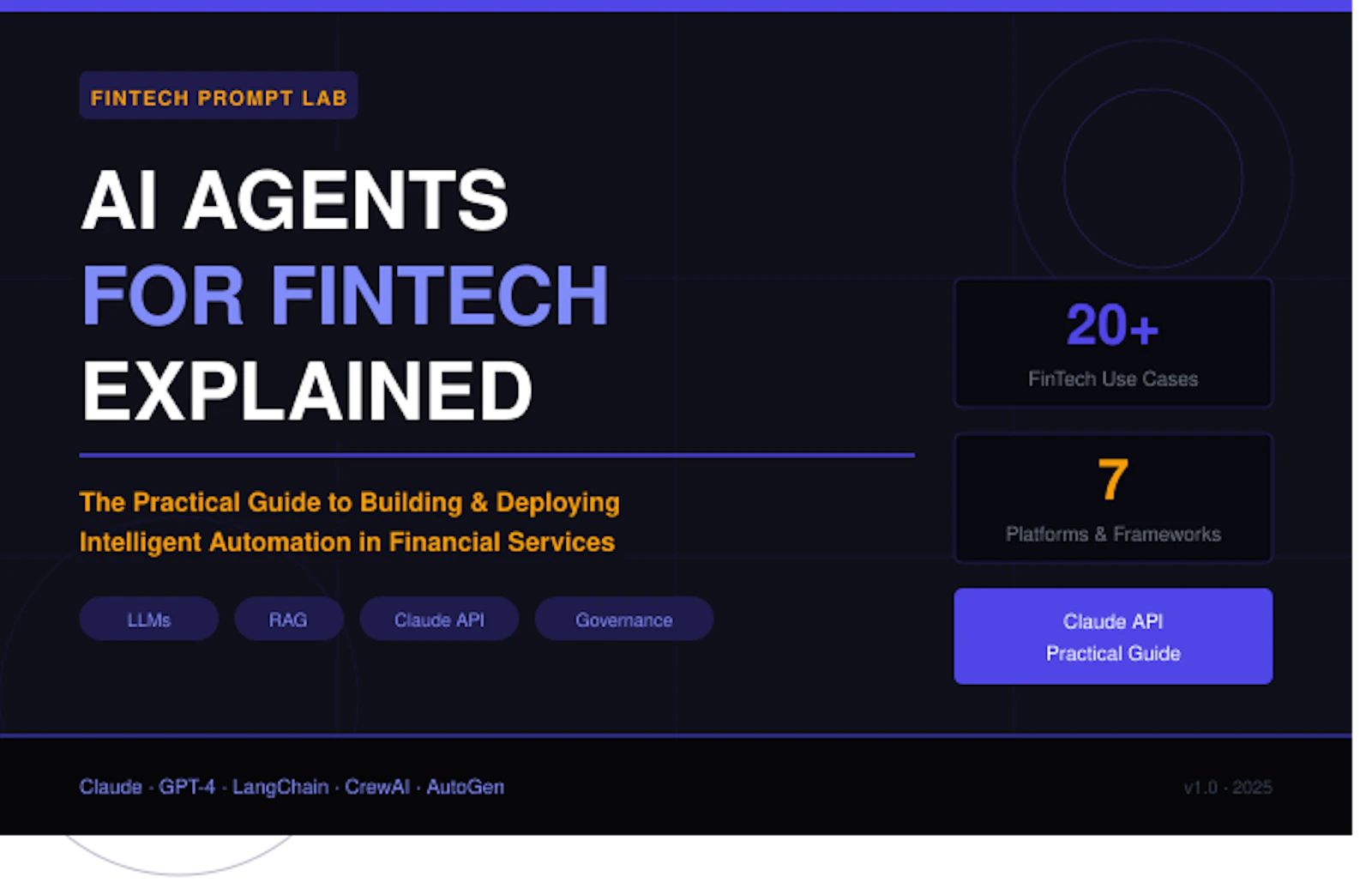 AI Agents for FinTech: Practical Guide screenshot 1