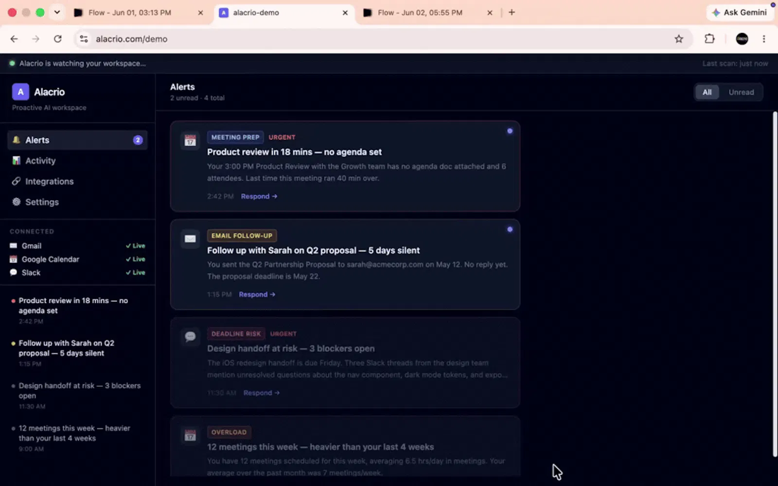 Alacrio screenshot 1 (video preview)