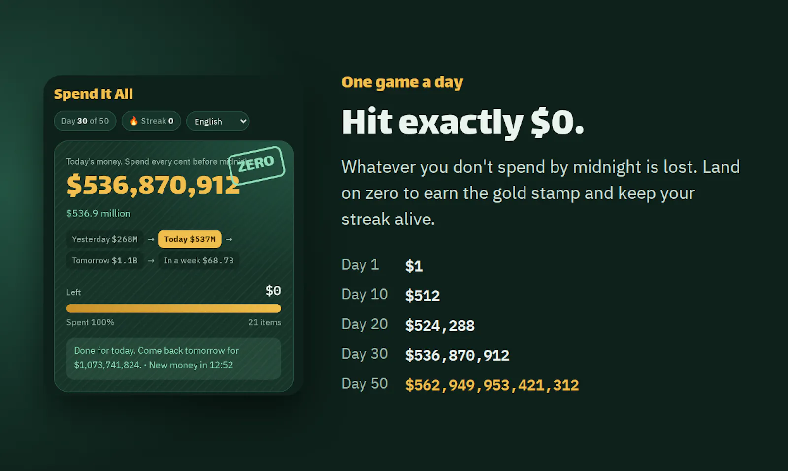 Spend It All screenshot 3