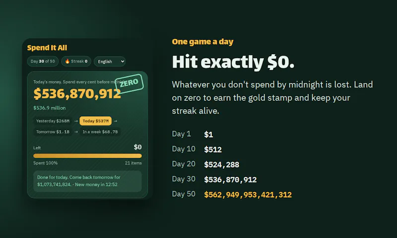 Spend It All screenshot 3