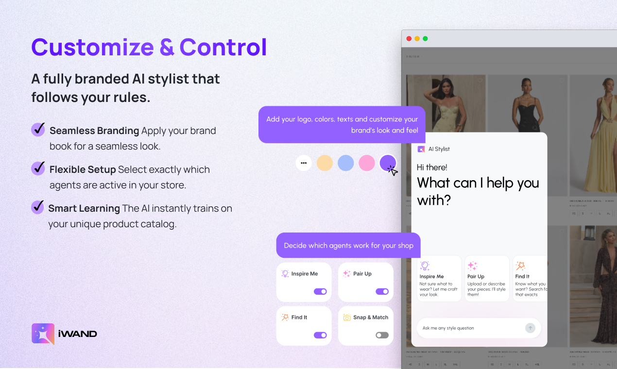 iWAND Agentic Stylist - Screenshot 5 showing product features and functionality