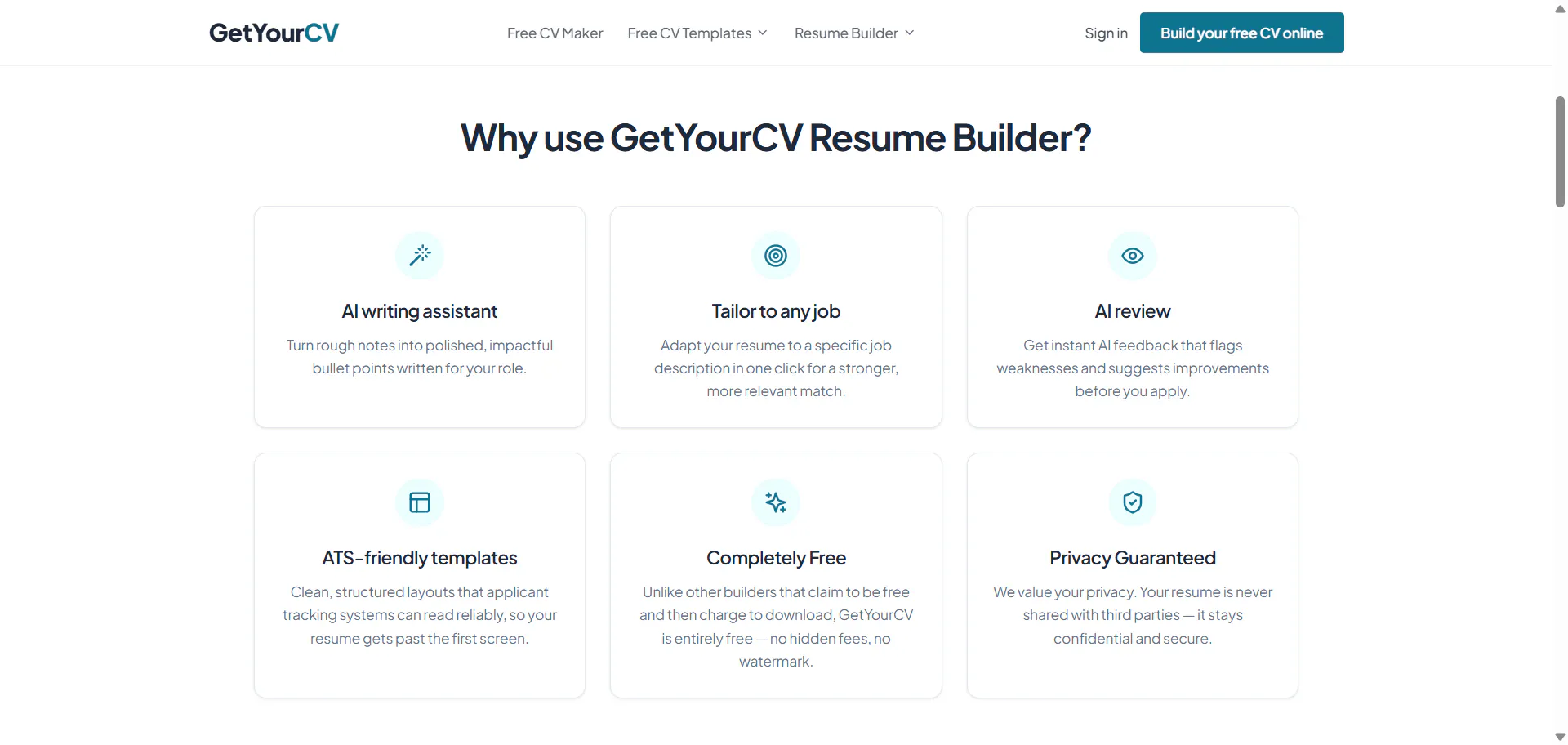 GetYourCV gallery image