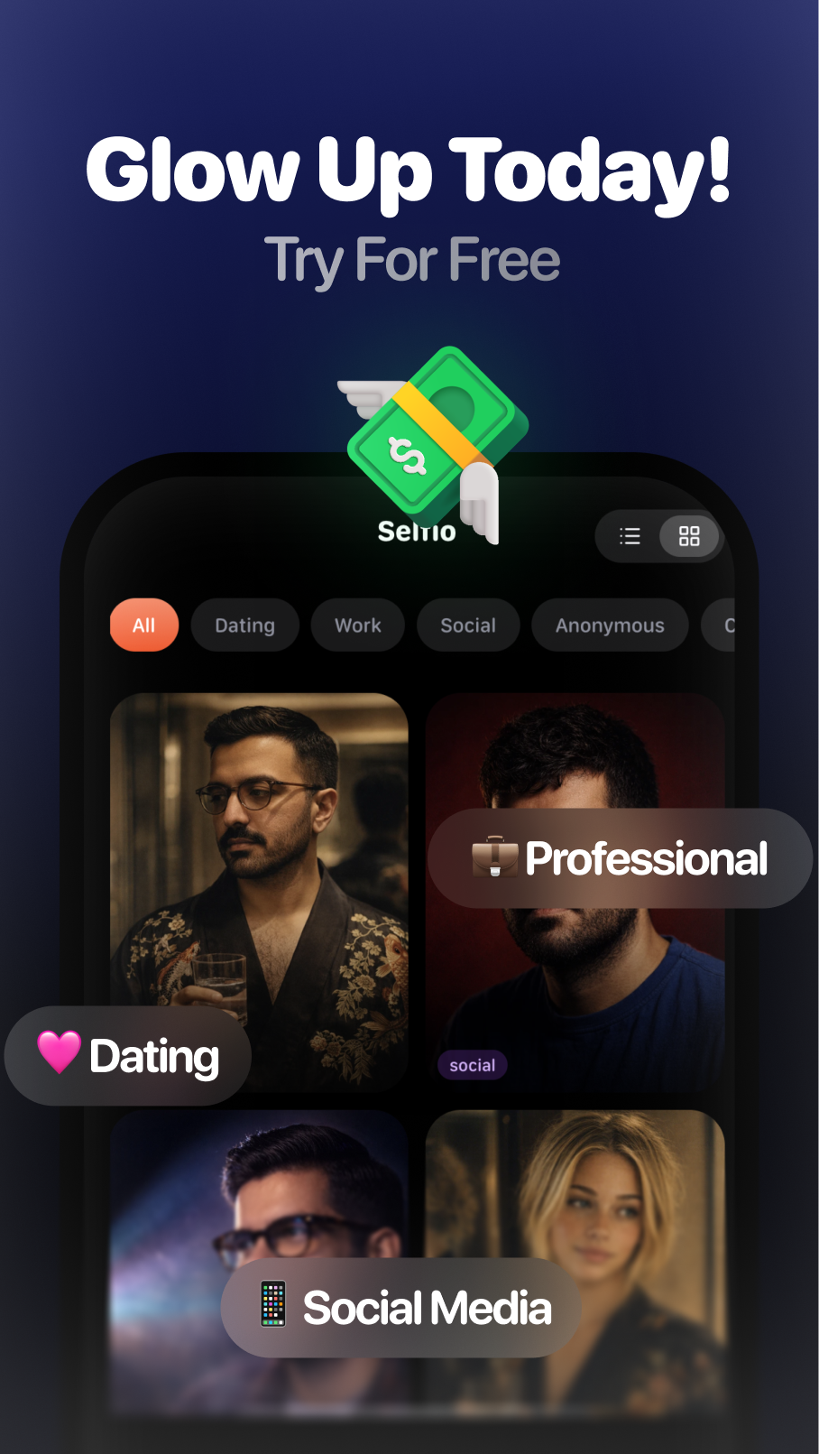 Selfio - Simple AI Profile Maker gallery image