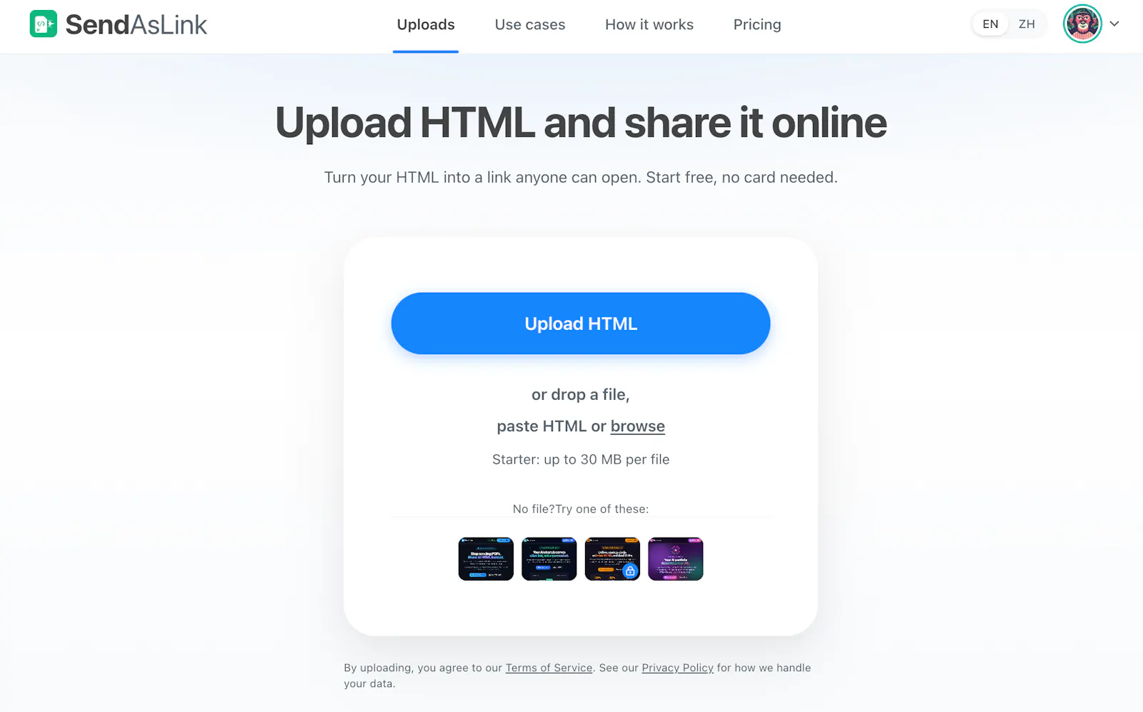 SendAsLink screenshot 3