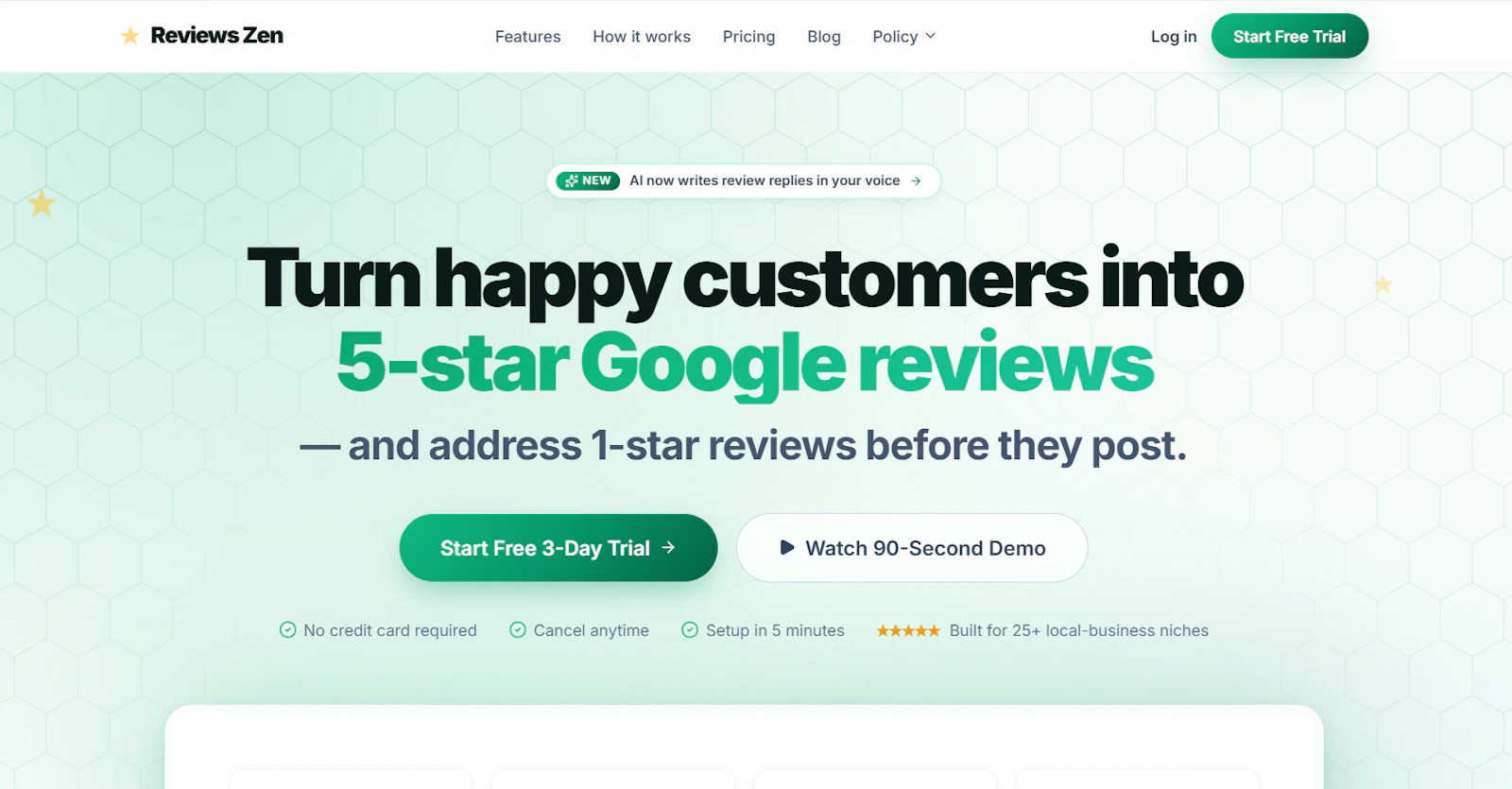 Reviews Zen screenshot 1