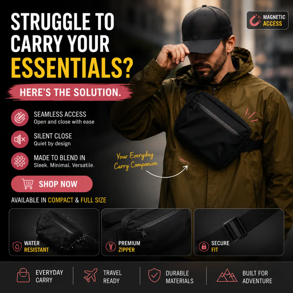 Carry Essentials With Ease Daily.