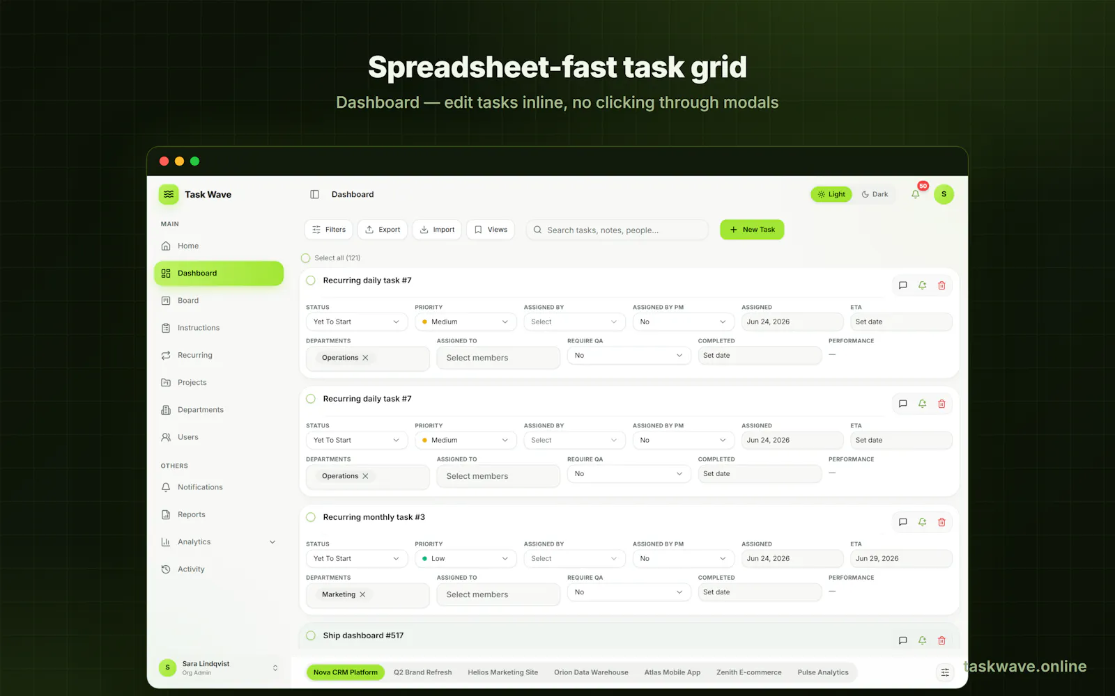 TaskWave screenshot 3