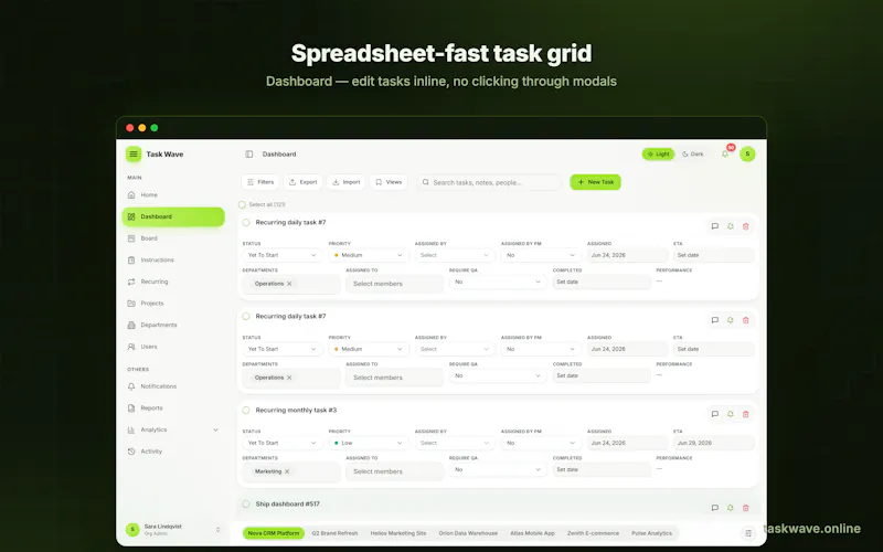 TaskWave screenshot 3