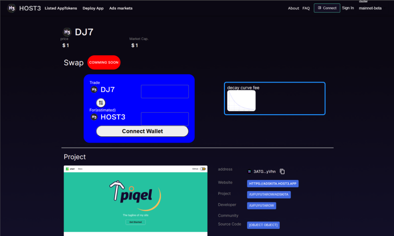 HOST3 | #1 DEX for AppFi on Solana gallery image