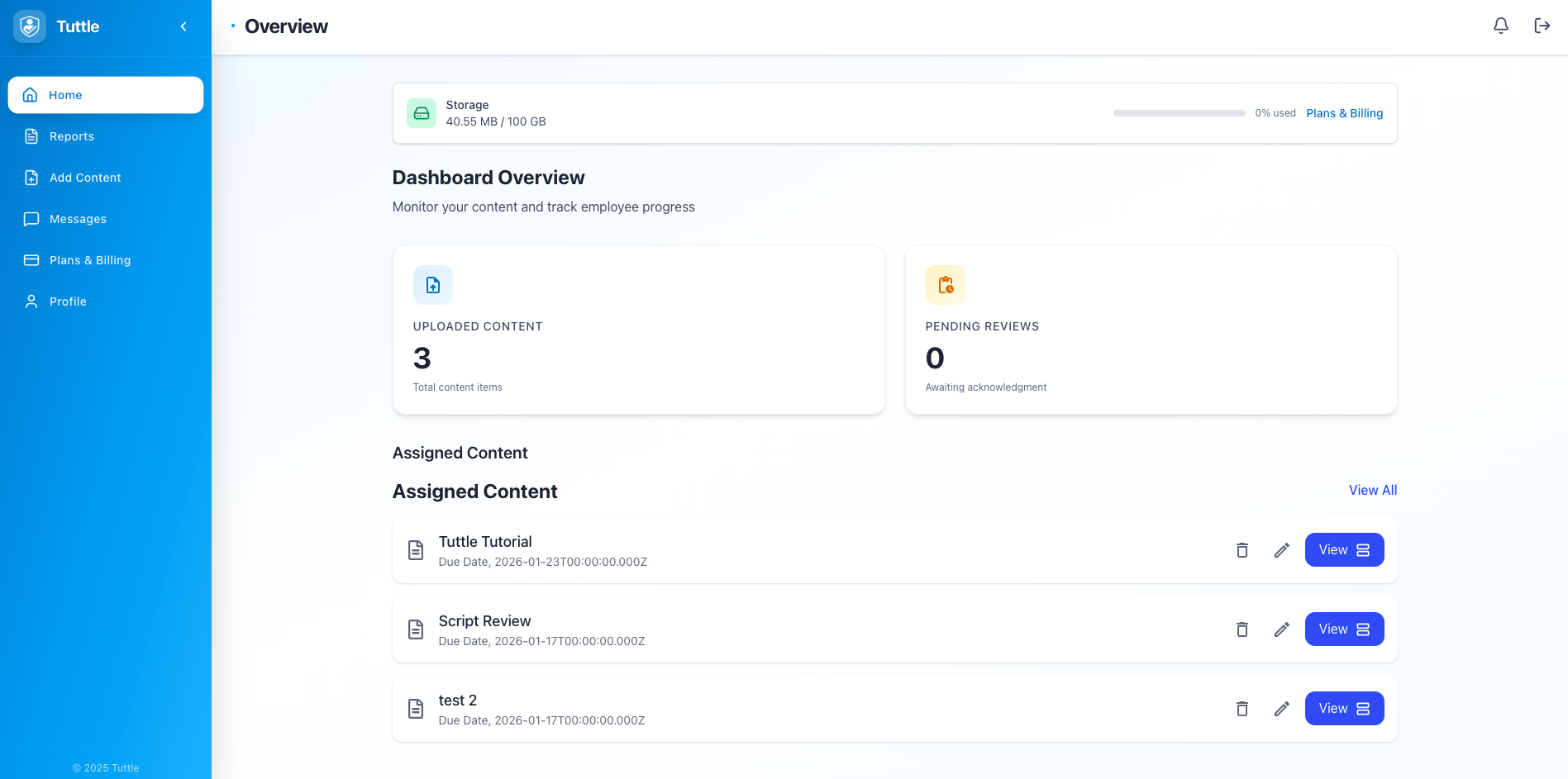 Tuttle - Main product screenshot demonstrating key features and user interface