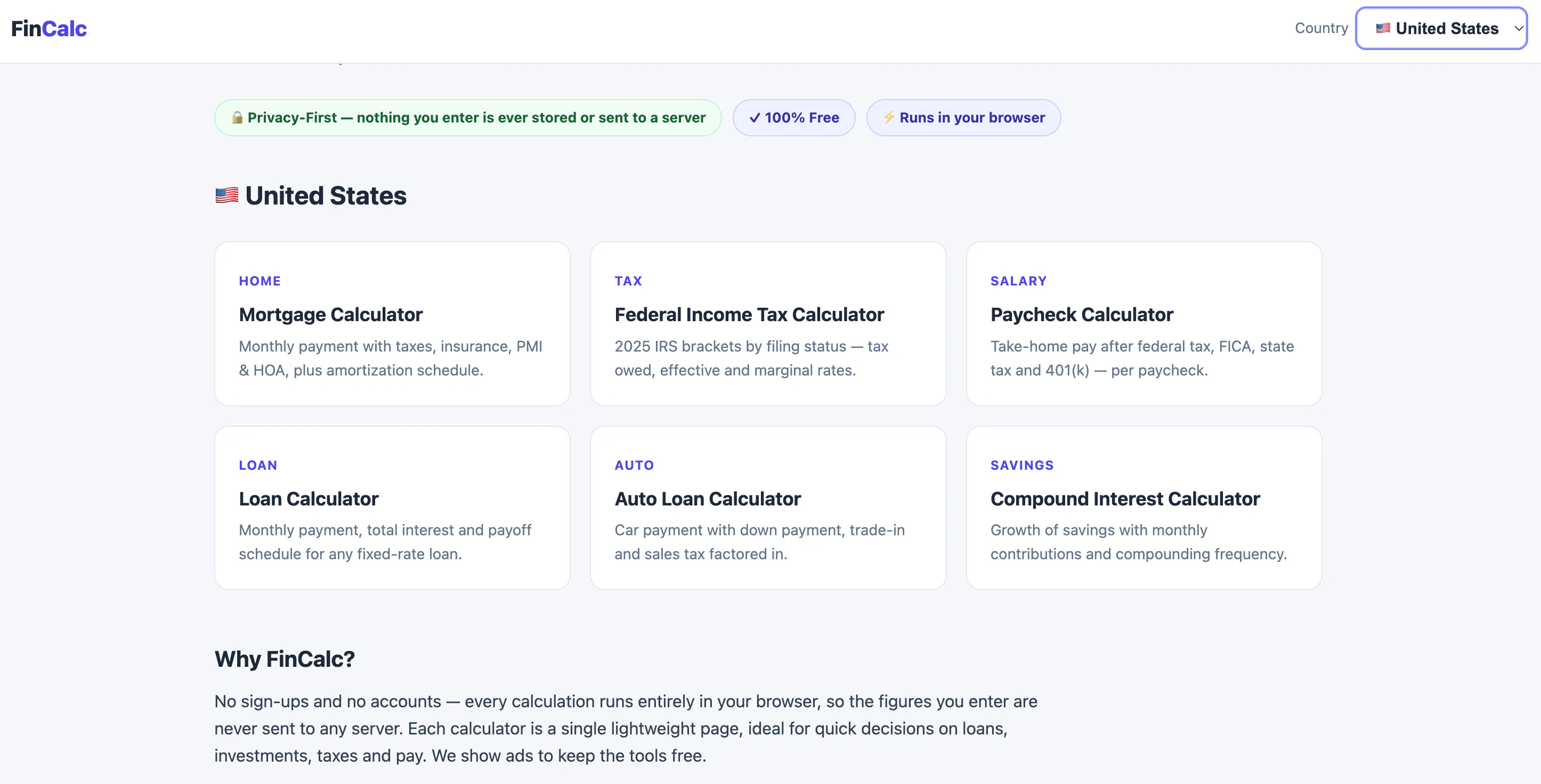 FinCalc gallery image