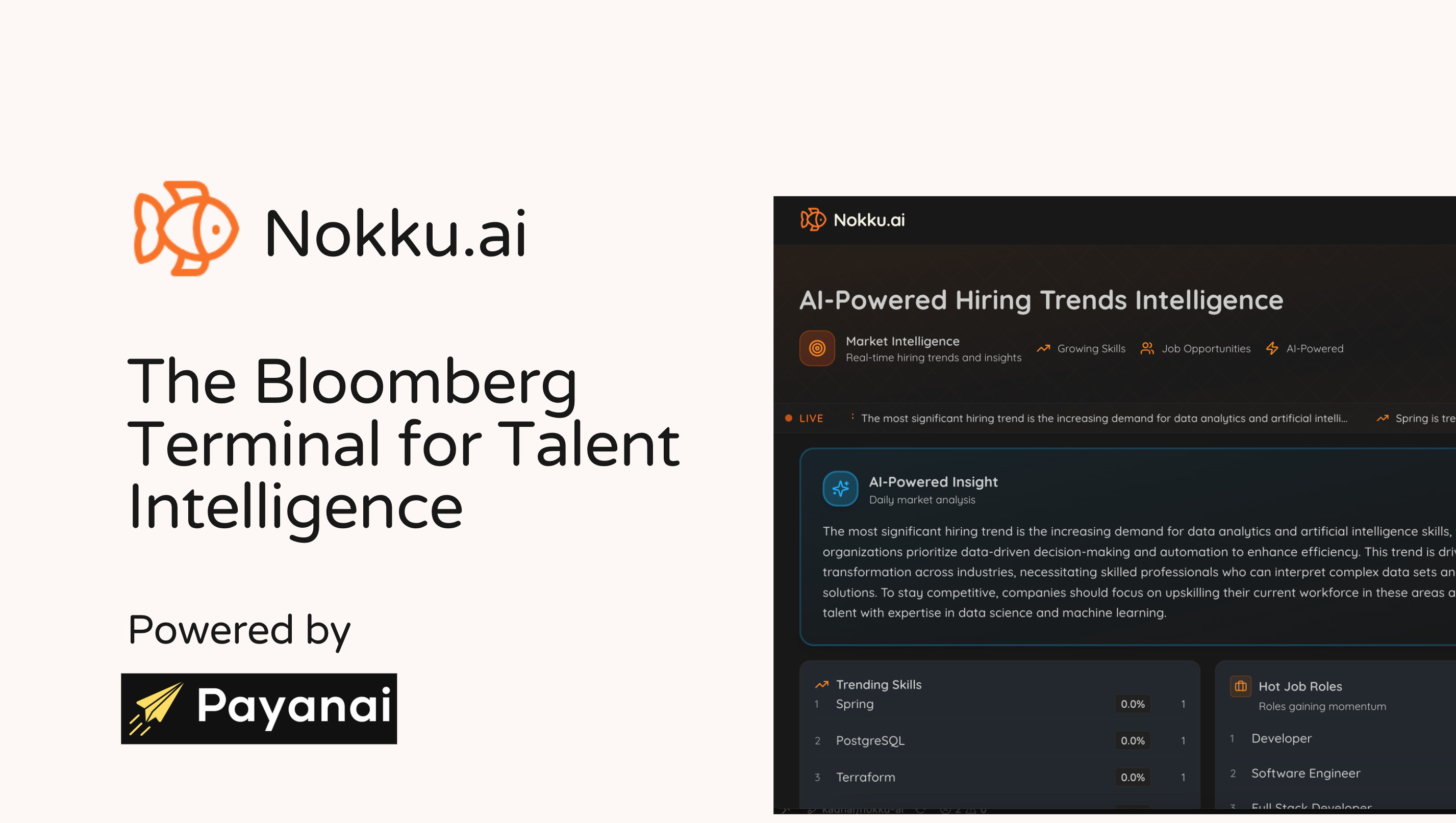 Nokku.ai - Main screenshot showing features and interface
