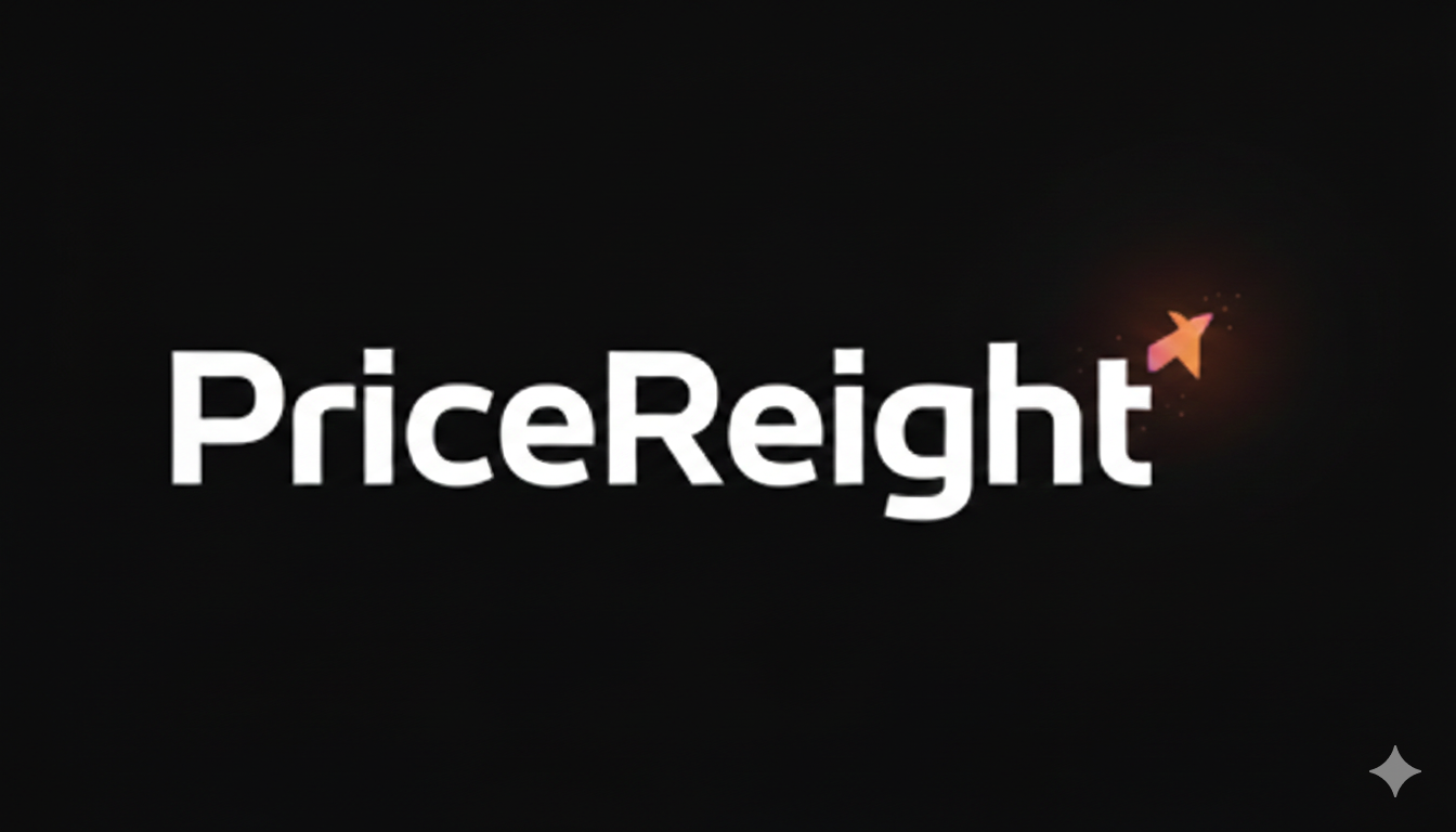 PriceReight - Product Hunt launch logo and brand identity