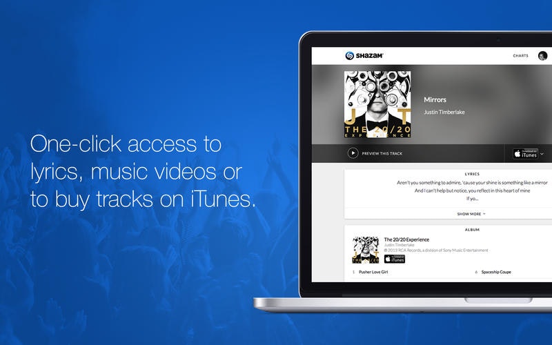 Shazam for Mac gallery image