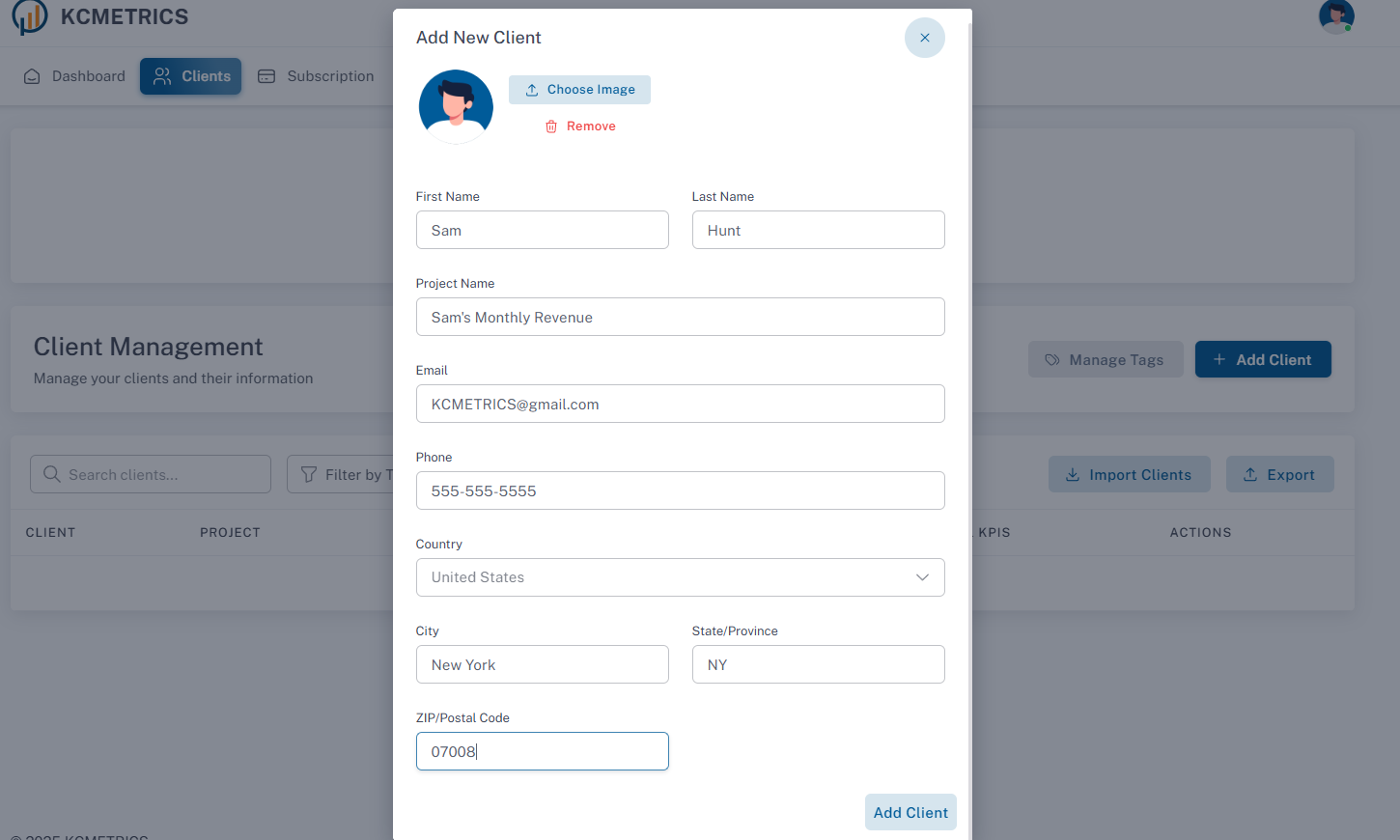 KCMETRICS gallery image