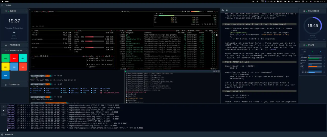 Mado — Native macOS Terminal Multiplexer gallery image