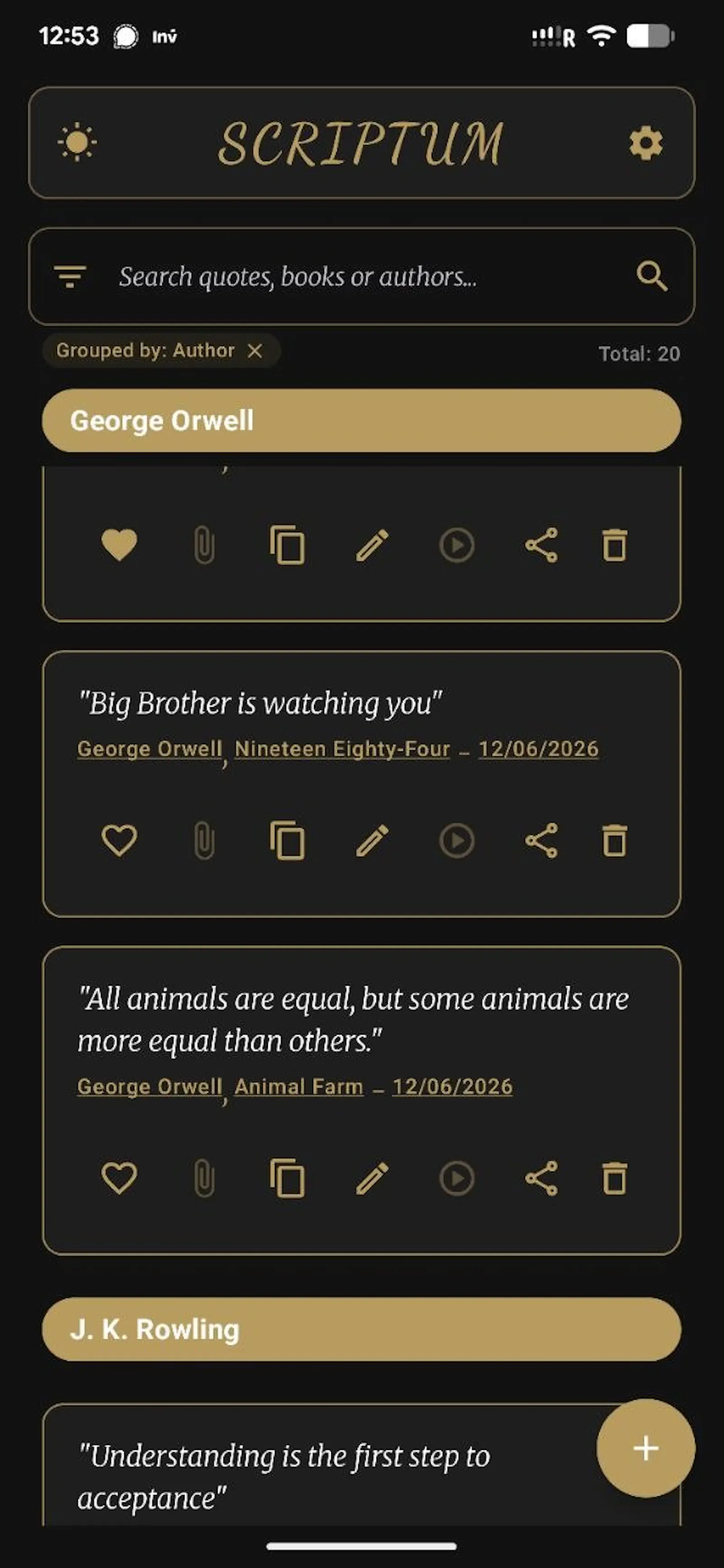 Scriptum: Quotes & Notes screenshot 6