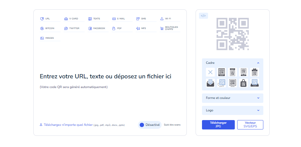 Generateur de QR Code media 1