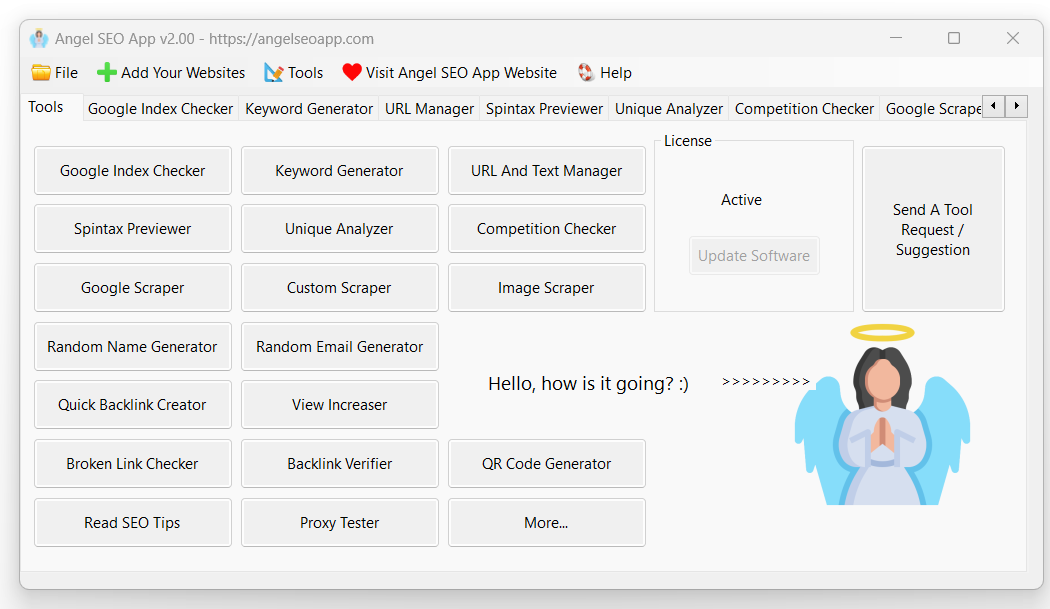 وسائط تطبيق SEO Angel - أدوات تحسين محركات البحث المفيدة الخاصة بك - مساعدة SEO Angel ، مساعدتك التسويق وأدوات تحسين محركات البحث (SEO) في واحدة 2